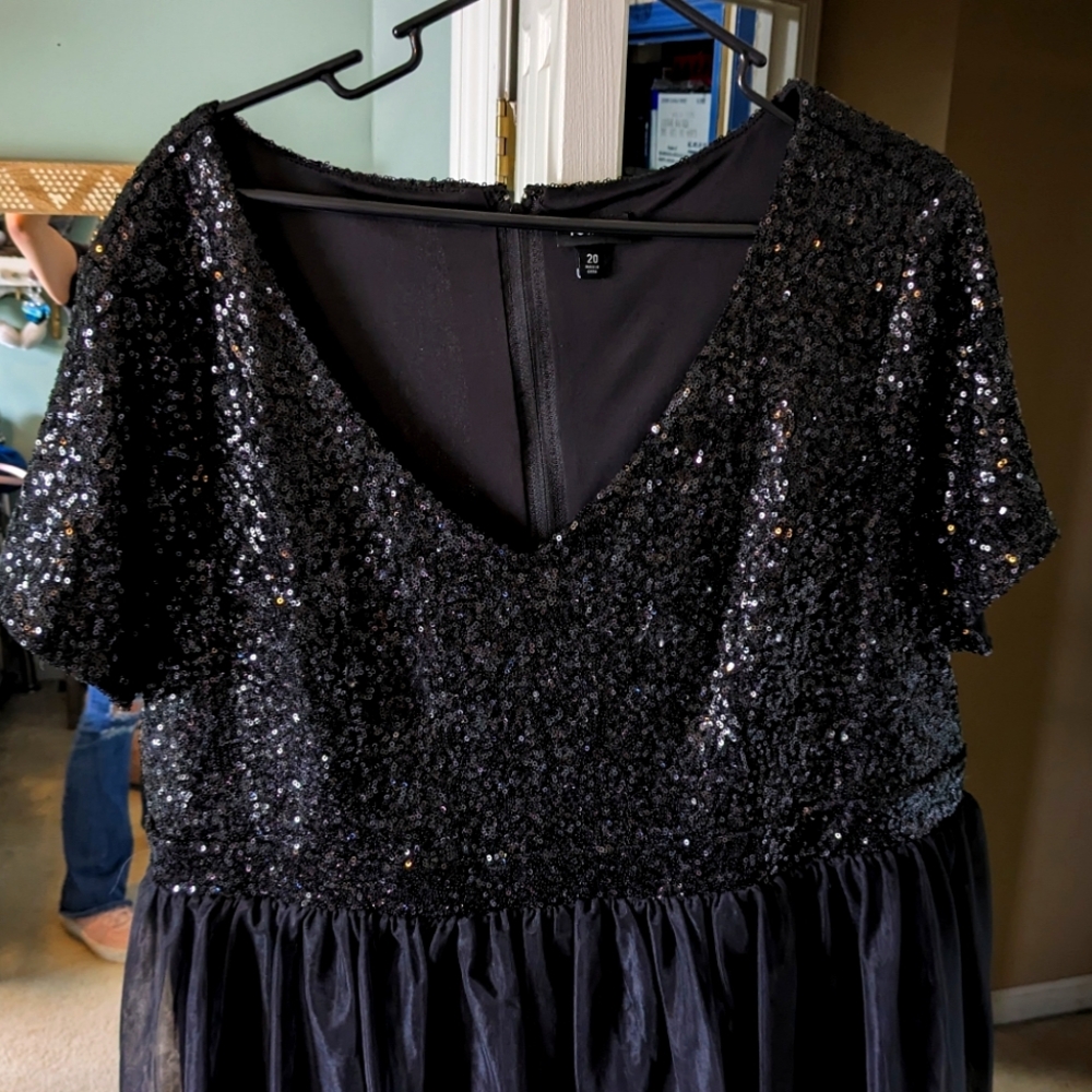 Torrid size 20 black party dress